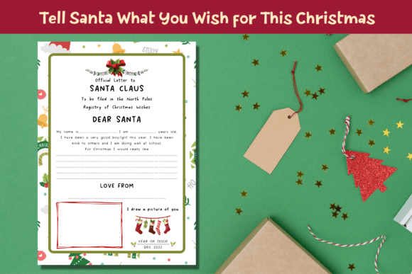 Santa Letter Bunble | Editable by Canva - Image 3