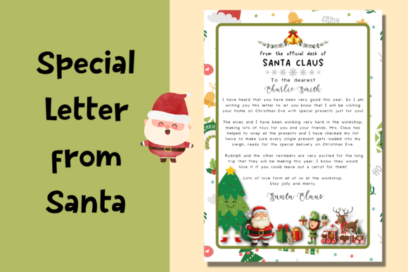 Santa Letter Bunble | Editable by Canva - Image 5