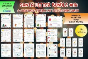 Santa Letter Bundle #14
