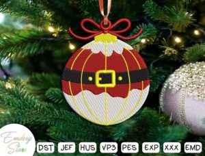 Santa Suit Ornament