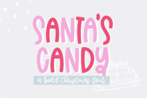Santa's Candy Font