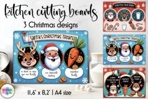 Alternative view of Santa's Christmas Treat Boards Bundle