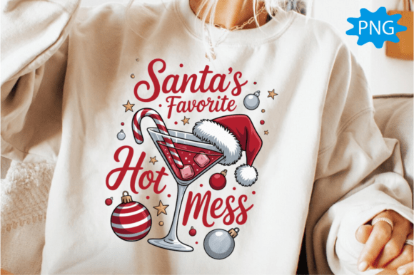 Alternative view of Santa's Hot Mess PNG,Funny Christmas PNG