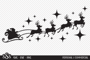 Santa's Sleigh - Christmas Designs