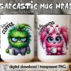 Sarcastic Before Coffee Mug Wrap Design