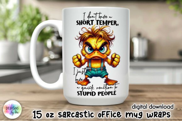 Sarcastic Coffee Mug Wraps Bundle - Image 4