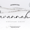 Savannah Signature Font