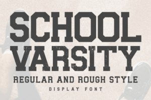School Varsity Font