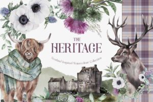 Scotland Inspired Watercolour Collection