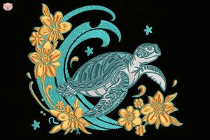 Sea Turtle Embroidery