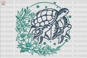 Sea Turtle Embroidery