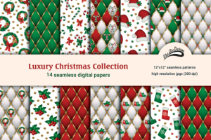 Seamless Christmas Digital Paper