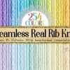 Seamless Real Rib Knit Sweater Paper