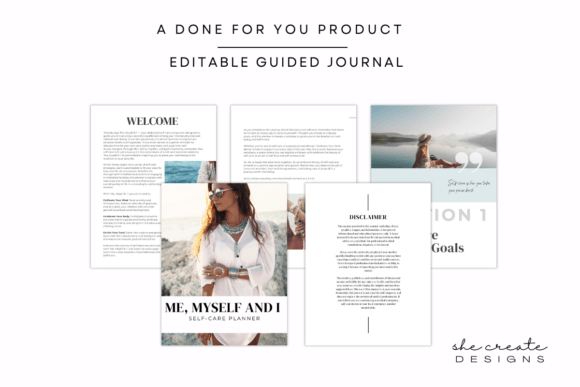 Self - Care Planner PLR Canva Template - Image 3