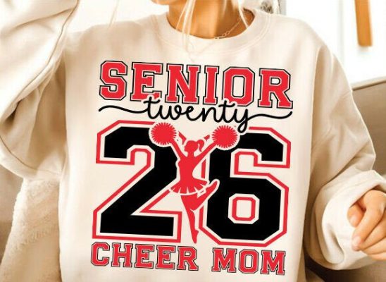 Alternative view of Senior Cheer Mom 2026 SVG, Senior 2026