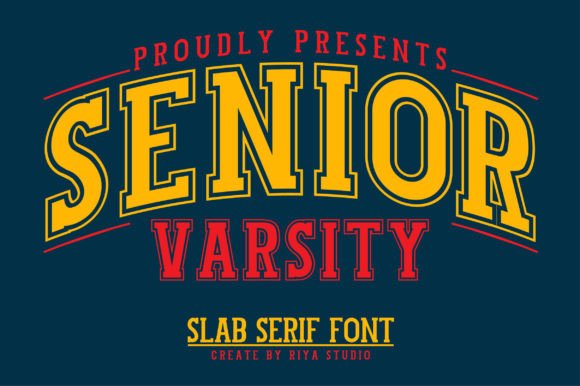 Senior Varsity Font