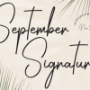 September Signature Font