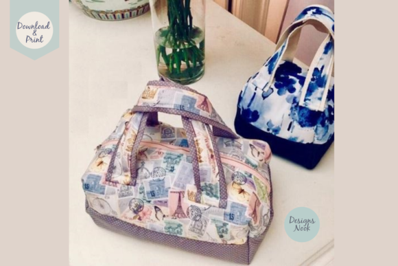 Sewing Pattern, Mini Duffel Bag, 2 Sizes
