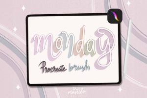 Shadow Outline Procreate Brush