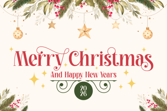 Shiny Christmas Font - Image 3