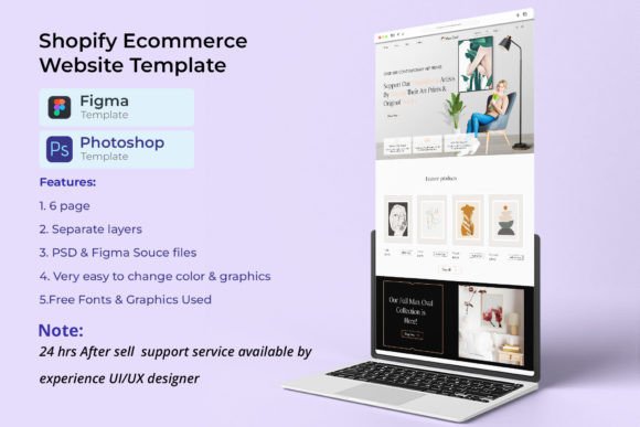 Shopify Art Store Template - Image 2