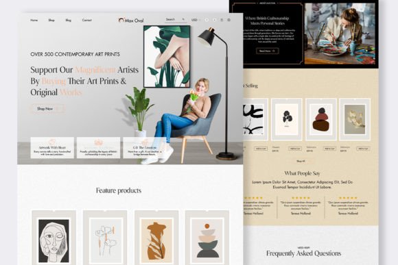 Shopify Art Store Template - Image 3