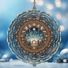Silent Night Nativity Wind Spinner