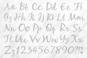 Alternative view of Silver Glitter Alphabet