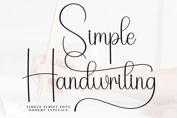 Simple Handwriting Font