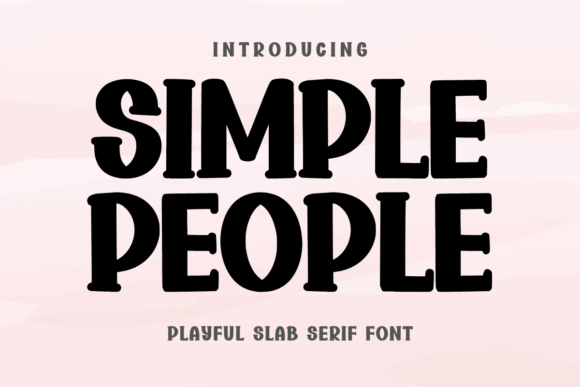 Simple People Font