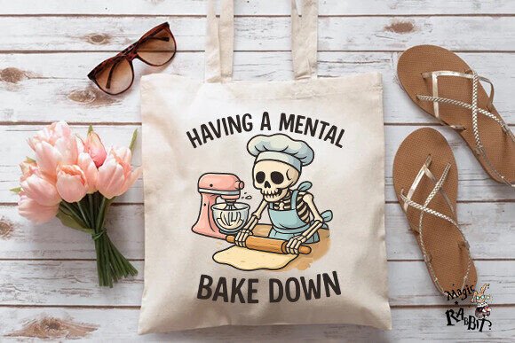 Skeleton Baking Png,Funny Bakery Png - Image 3