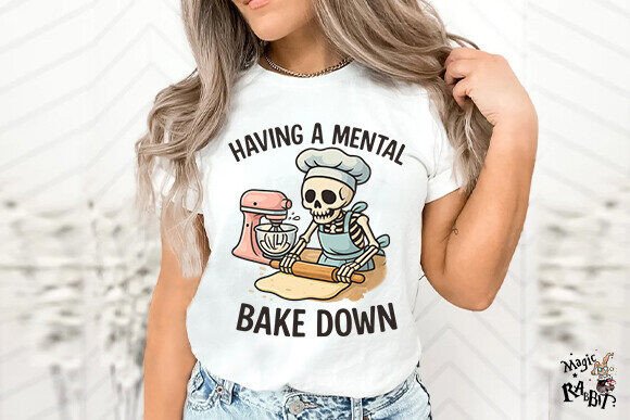 Skeleton Baking Png,Funny Bakery Png - Image 4