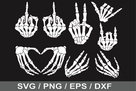 Skeleton Hands Svg, Skull Skeleton Hand
