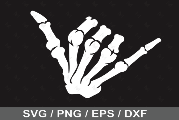 Skeleton Hands Svg, Skull Skeleton Hand - Image 2
