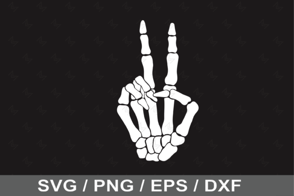 Skeleton Hands Svg, Skull Skeleton Hand - Image 5