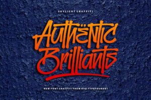 Alternative view of Skylight Font