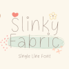 Slinky Fabric Font
