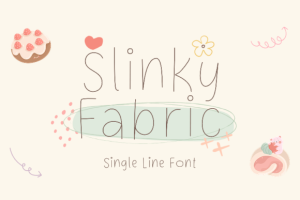 Slinky Fabric Font