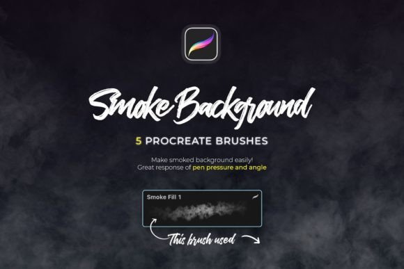 Smoke Procreate Brushes - Image 3