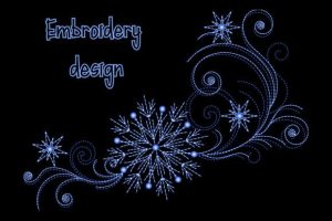 Snowflake and Swirl Winter