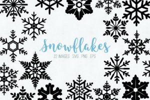 Snowflakes Clip Art