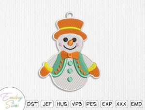 Alternative view of Snowman Ornament