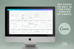Alternative view of Social Media Planner Canva Templates 6