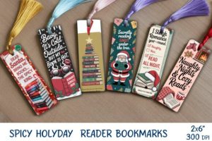 Spicy Holiday Bookmark Set