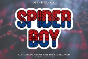 Spider Boy Font