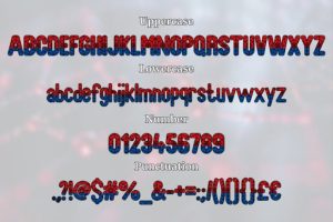 Alternative view of Spider Boy Font