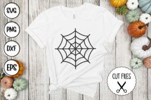 Alternative view of Spider Web Svg, Halloween Svg, Scary Svg
