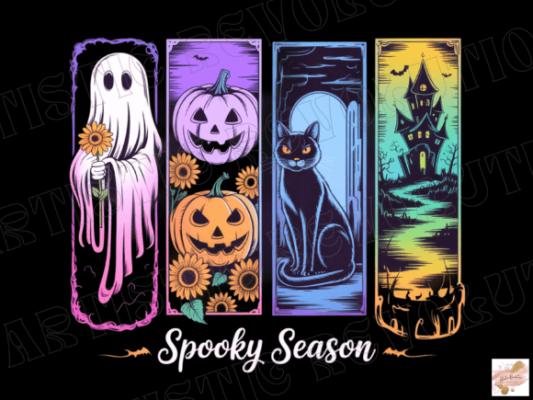Spooky Season Png Vintage Halloween Png