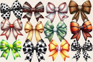 Alternative view of Sports Coquette Bow Sport Bows