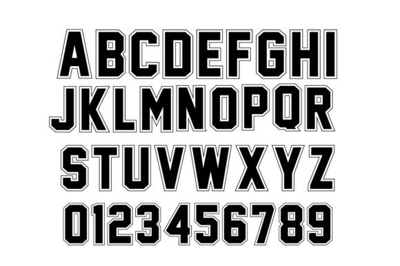 Sports Jersey Font - Image 2